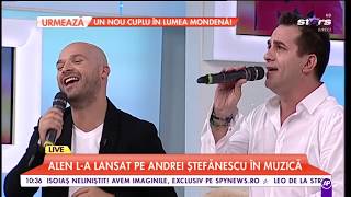 Andrei Ştefănescu a cântat la Star Matinal prima sa piesă [upl. by Eelana]