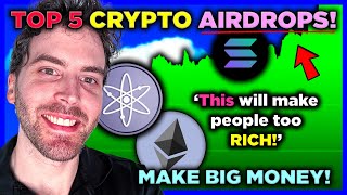 MAKE MILLIONS w Crypto Airdrops explained in under 10 minutes [upl. by Esimorp]