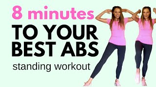 STANDING AB WORKOUT  AT HOME STANDING AB ROUTINE  7 DAY AB CHALLENGE  LUCY WYNDHAMREAD [upl. by Naed950]