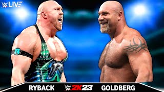 Goldberg vs Ryback  WWE Championship  No Holds Barred Match At Day 1  Nov 28 2024 [upl. by Ten]