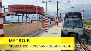 Classic Cabinerit  Metro Rotterdam  Lijn B Nesselande  Hoek van Holland Haven [upl. by Leirej]