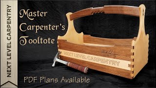 Master Carpenters Tool Tote Build [upl. by Liborio723]