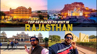 Top 48 places to visit in Rajasthan  Tickets Timings and all Tourist Places Rajasthan India [upl. by Ahsirhcal]