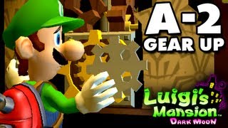 Luigis Mansion Dark Moon  Gloomy Manor  A2 Gear Up Nintendo 3DS Gameplay Walkthrough [upl. by Suirtimid]