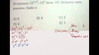 Cantidad de Divisores uno divisores primos divisores compuestos [upl. by Rufus]