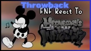 FNF React to Wednesdays Infidelity VS Mickey Mouse FNF Mod Friday Night Funkin [upl. by Merilee682]