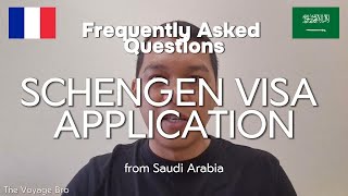 FAQs on SCHENGEN VISA Application from Saudi Arabia  Frequently Asked Questions  France Tourist [upl. by Sabella]