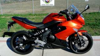 2011 Kawasaki Ninja 650R Candy Burnt Orange [upl. by Ancelin252]