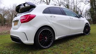 TUNED MERCEDES A45 AMG REVIEW [upl. by Attelrahs]