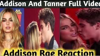 Addison rae and tanner buchanan kissing full video Addison rae kissing tanner buchanan at mtv [upl. by Gabbert]