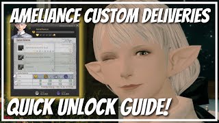 Ameliance Custom Deliveries quick amp easy unlock  progress guide [upl. by Stephan]