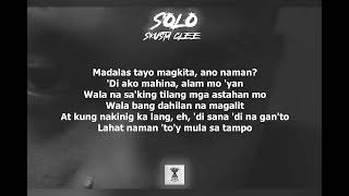 Skusta Clee  Solo Lyrics Video [upl. by Orfinger631]