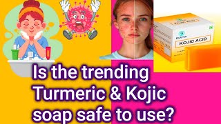 Glowing skin secrets Turmeric amp Kojic soap review [upl. by Ellek]