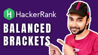 HackerRank  Balanced Brackets  Full solution with examples and visuals  Study Algorithms [upl. by Masson]