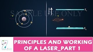 PRINCIPLES AND WORKING OF A LASER PART 1 [upl. by Pembrook]