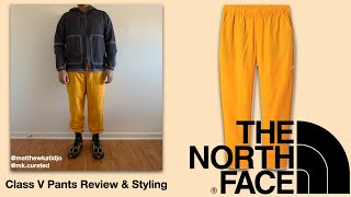 North Face Sample Sale  Class V Pant Review  How to style Yellow Pants  MATTHEWKATIDJO [upl. by Jump733]