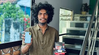 Sandisk Extreme Portable 1TB SSD  Unboxing Telugu  srinishanthvlogs [upl. by Enelyw]