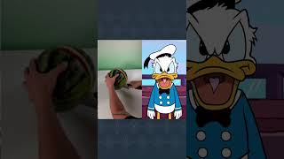 Donald Duck plays real or cake again INSPIRED BY DonaldDucc animated shortsanimation [upl. by Brosine872]