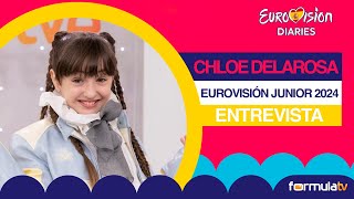 CHLOE DELAROSA Eurovisión Junior 2024 Ensayos claves de la escenografía y guiño a María Isabel [upl. by Ayo]