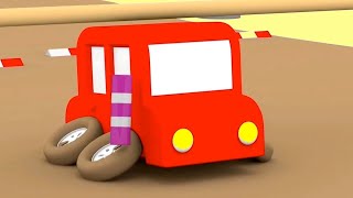 SQUASHY CAR Race  Cartoon Cars  Cartoons for Kids [upl. by Mcfadden503]