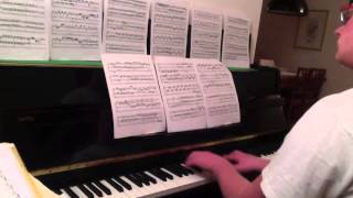 Toccata e fuga in RE minore di Bach suonata al pianoforte [upl. by Brookner]