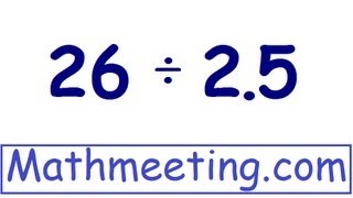 Dividing Decimals  Example 2 [upl. by Nevetse624]