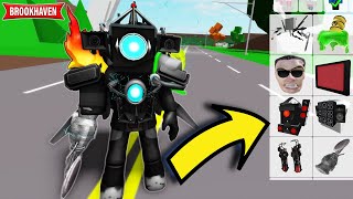 HOW TO TURN INTO Skibidi Toilet 67 in Roblox Brookhaven ID Codes  Part 2 [upl. by Yenreit800]