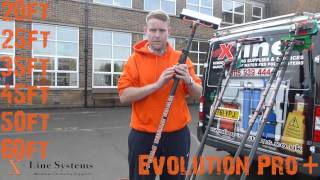 Evolution Water Fed Poles for Window Cleaning  Xline Systems [upl. by Copland669]