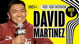 David Martinez full DWCS Week 8 postfight interview [upl. by Eelibuj994]