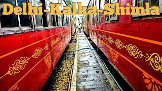 Delhi Kalka Shimla By Train india shimla toytrainshimla himalayas [upl. by Lyle]