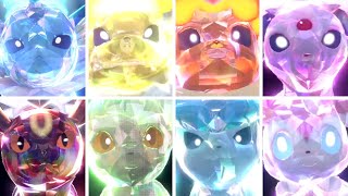 All Eevee Evolutions amp Where To Find Them In Pokemon Scarlet and Violet [upl. by Eletnahs]