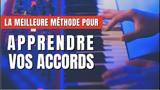 La methode facile pour apprendre ses accords au piano  Tutoriel debutant [upl. by Nosecyrb]