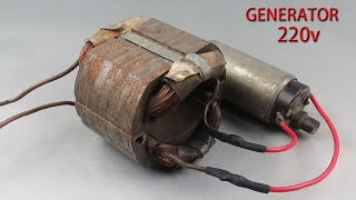 Build a 220V ENERGY GENERATOR at HOME with NO Electricity Bill [upl. by Aillemac]