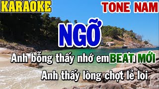 Karaoke Ngỡ Tone Nam  Karaoke Beat  84 [upl. by Lessig]