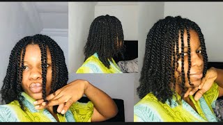 How to Achieve Perfect Mini Twists on Natural Hair  LongLasting Protective Style ✅❤️ [upl. by Bilicki859]