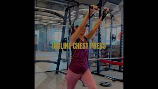 Resistance band incline chest press shorts trending fitbetterwithbk [upl. by Notsa]