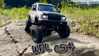 【WPL C54】 Rand Cruiser 80 Rock crawling [upl. by Rozek]