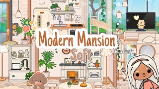 🐌Modern Mansion✨House Design Idea Toca Boca 🪵 Toca Life World  Makeover [upl. by Rotce]