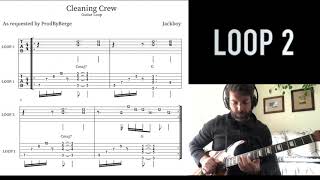 Jackboy  Cleaning Crew Guitar Loop with Tab [upl. by Aniaz17]