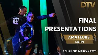 Final Presentations  Latin  Amateurs  Polish Cup 2023 [upl. by Constancia332]