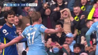 Kevin de Bruyne GREAT goal vs Chelsea 2022 [upl. by Otrebire146]