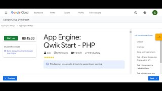 App Engine Qwik Start  PHP engineeringupdate gsp069 [upl. by Aikcin196]