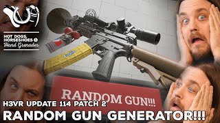 H3VR Early Access Update 114p2  RANDOM GUN GENERATOR [upl. by Vierno562]