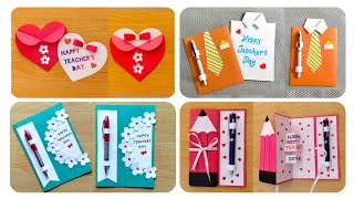 Teachers Day DIY Card  Teachers Day Card Making Ideas Teachers Day Card [upl. by Kinny]