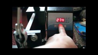 How to set up the common heat press and using the buttons Jen Blausey [upl. by Sully]