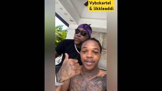 Vybzkartel and his son likkleaddi vybezkartel music gazanation likkleaddi [upl. by Tizes]