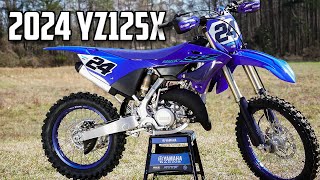 2024 YZ125X First Ride  Cycle News [upl. by Yelrah]