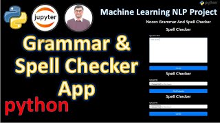 Building Grammar and Spell Checker App with Python  Python NLP Grammar Spell Check [upl. by Esilec]