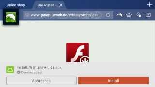 How to install Flash Player on Dolphin browser with English subtitles [upl. by Lezti]