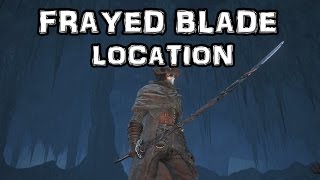 Dark Souls 3 The Ringed City DLC  Frayed Blade Katana Location [upl. by Aridatha]